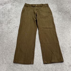 RVCA Americana Fit Chino Pants Men 32 Brown Cotton Twill Relaxed AVYNP00227